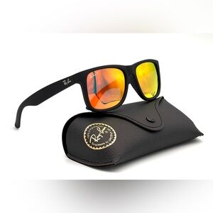 Ray-Ban Polarized Sunglasses Sports Justin RB4165 Flash Mirror Lens 54-16 199